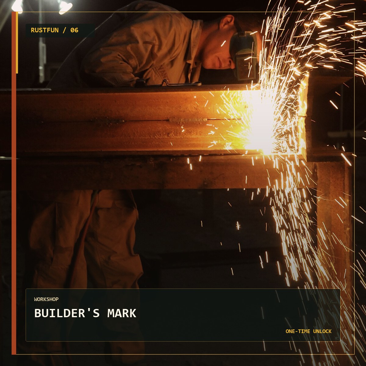 Builder's Mark Pack — Rustfun community product cover